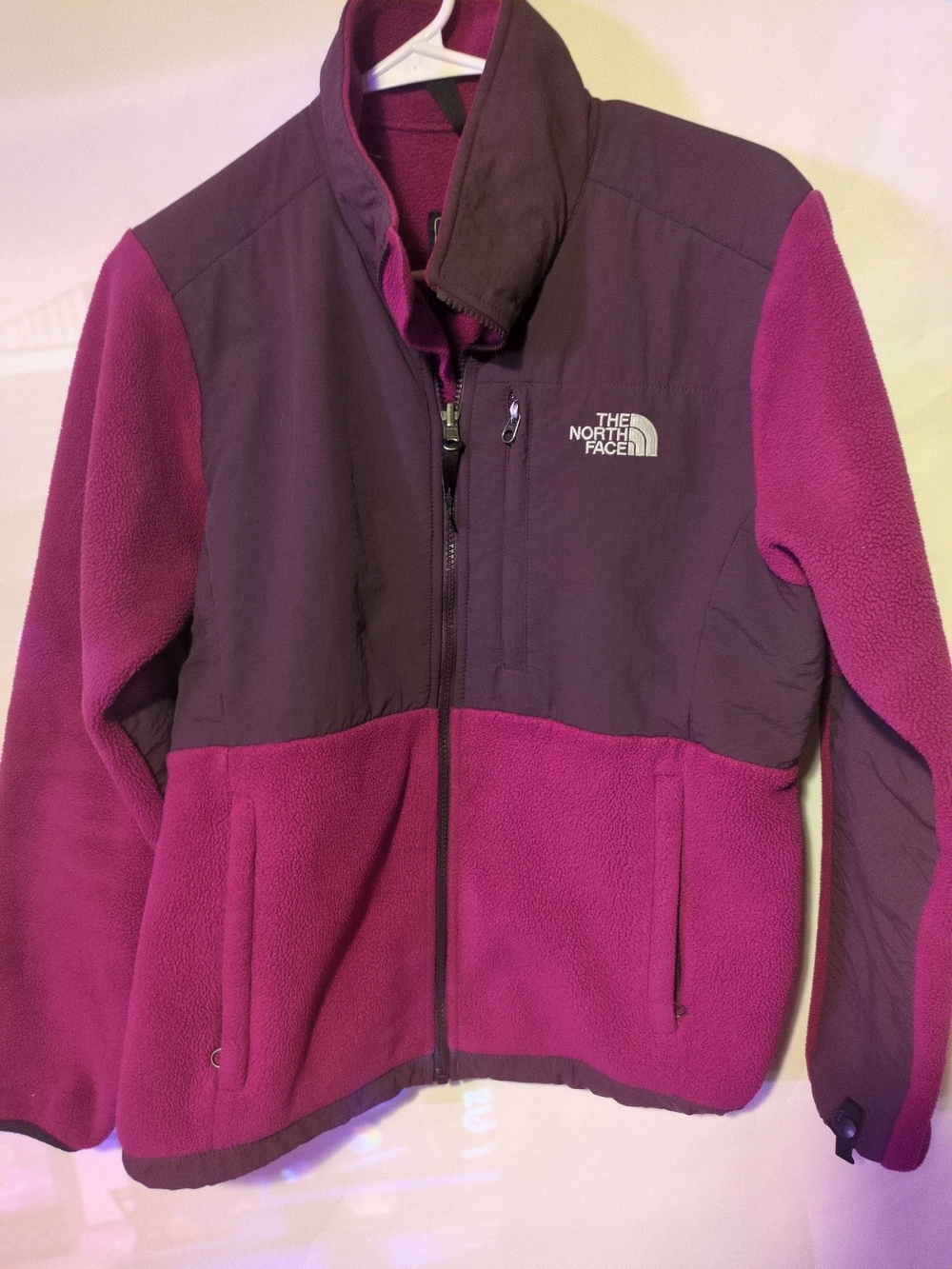 The North Face Two-Tone Purple/Pink Fleece Jacket